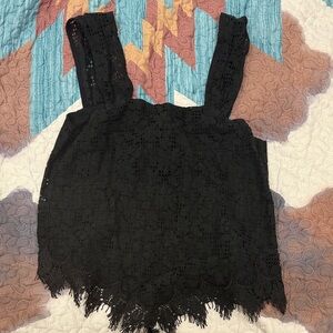 Daytrip Black Lace Sleeveless Top